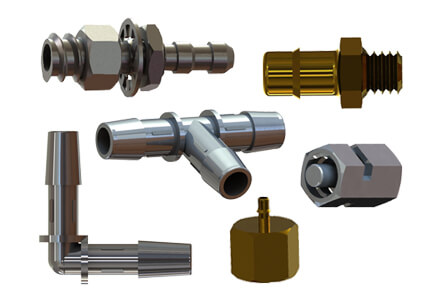A sample selection of the types of metal fittings carried by ISM.